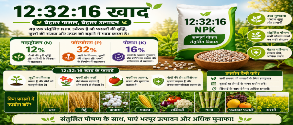12:32:16 खाद की जानकारी: फायदे, उपयोग, मात्रा और सही समय