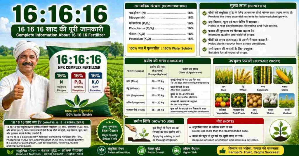 16 16 16 खाद की जानकारी