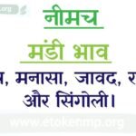 Neemuch Mandi Bhav Today